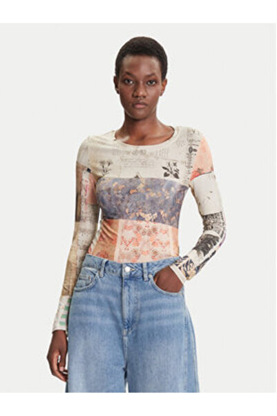 Desigual Women's Blouse 25WWTK33 Multicolor