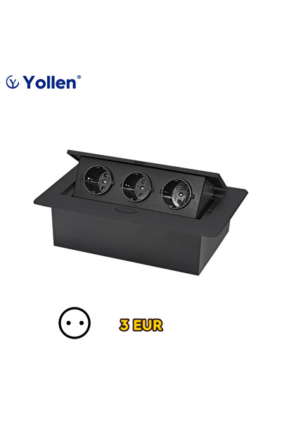 Choice3 لوحة ألومنيوم سوداء بالكامل، معيار الاتحاد الأوروبي، نوع مخفي، مخرج ك...