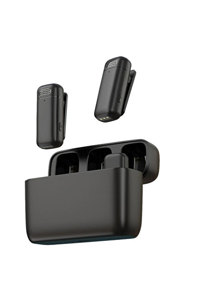 Unico K6 Profesyonel Kablosuz Yaka Mikrofonu Youtuber Yayıncı Tiktok İçin İOS Ve Android Uyumlu