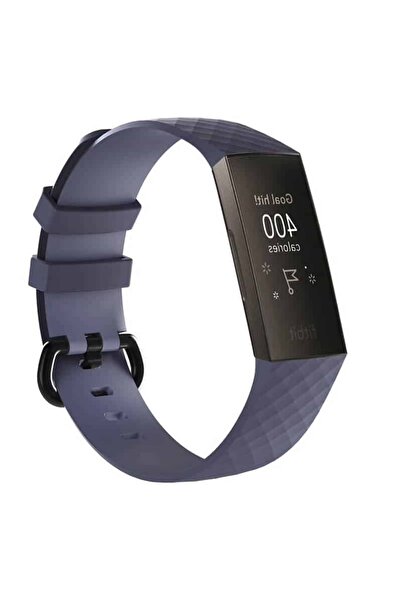 Edman Bracelet Strap for Fitbit Charge 3 / 4, size S, Dark Blue