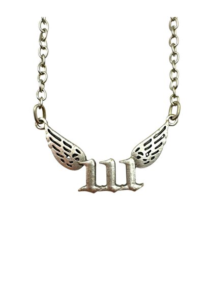 Herşey Nota 111 Angel Count Unisex Necklace – Spiritual and Meaningful Design with 60 cm Chain