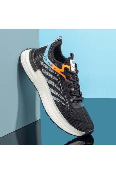 Modlet.ro Men's black textile sports shoes MOD09827