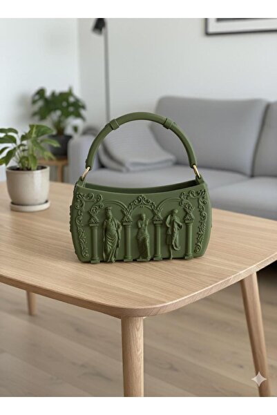 EDESİNG Antique Textured Vintage Evening Dress Bag