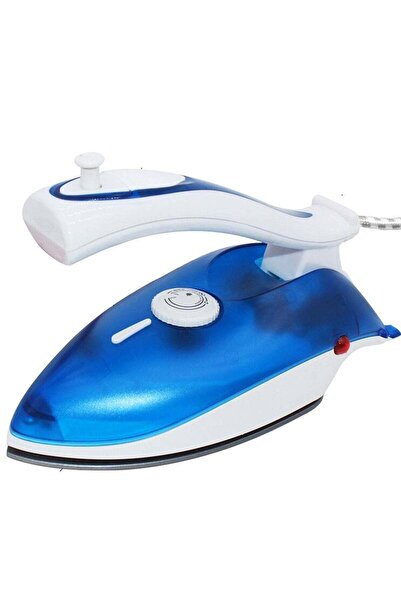 Unspecified مكواة كهربائية محمولة بقوة 800 واط مع مقبض قابل للطي للمنزل والسفر