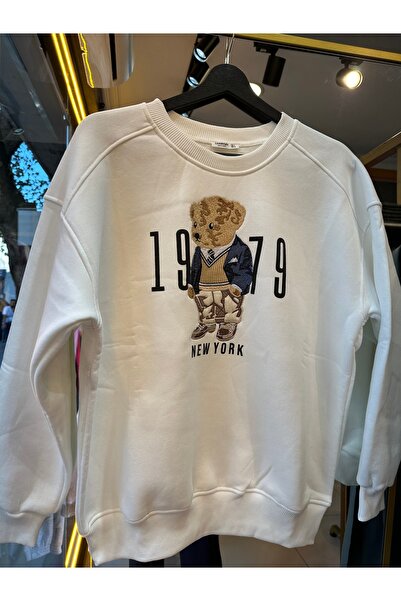 Büşra Fashion Bombo Baskılı Sweatshirt