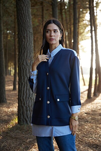 Moodbasic HIRKA GÖRÜNÜMLÜ DÜĞMELİ TUNİK MB27190-26K