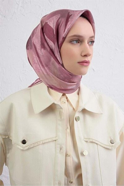 Armine Φουλάρι Sura Pure Silk 9413 - 06 Μικτό σχέδιο ροζ