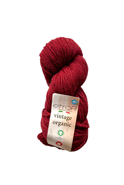 Etrofil Vintage Organic %100 Yün El Örgü İpi 100 gr 123 mt Doğal Saf Yumuşak ...