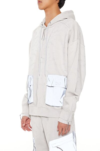 Forever 21 Yarım Yaka Kapüşonlu Sweatshirt