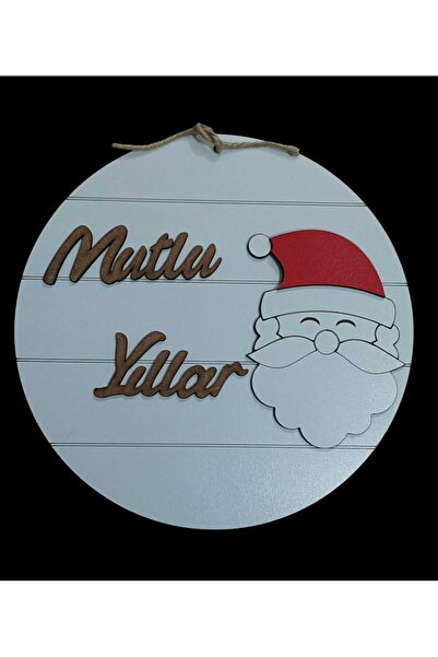 Şirin Lazer HO HO HO Anul Nou Crăciun Moș Crăciun Decor de perete Ornament di...