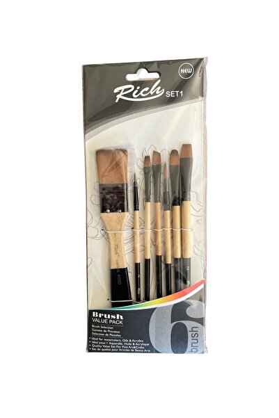 tuvval SET 1 ZEMİN FIRÇALI KARMA SET 7 Lİ