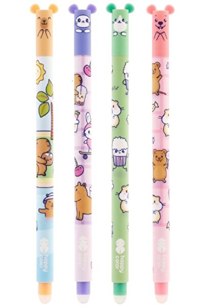 HAPPY COLOR Happy Color refillable gel roller, 0.5 mm, blue, Kapibara Yummy Yum, various models