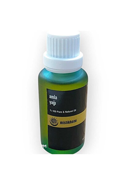 MİSTİKHANE Amla Yağı Doğal Saç & Sakal Bakım Yağı % 100 Soğuk Sıkım Yağı (30 ml)