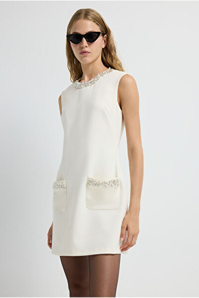 adL Taş Detaylı Elbise