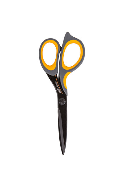 Deli black professional office scissors 17.5 cm