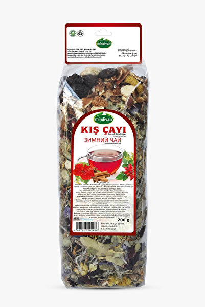 Mindivan Kış Çayı Hibiskus, Portakal, Nar Kabuğu, Ada Çayı, Kekik, Papatya, Atom İçecek Çay 200GR
