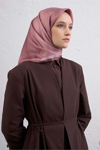 Armine Φουλάρι Sura Pure Silk 9402 - 05 Πούδρα με μικτό σχέδιο