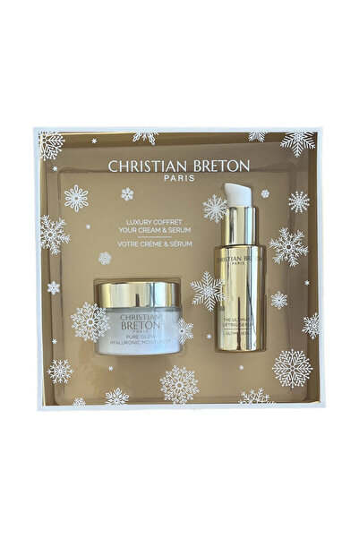 Christian Breton Yaşlanma Karşıtı Kırışıklık, Sıkılık Kaybını Önleyici ve Aydınlatıcı Luxury Cream and Serum Set