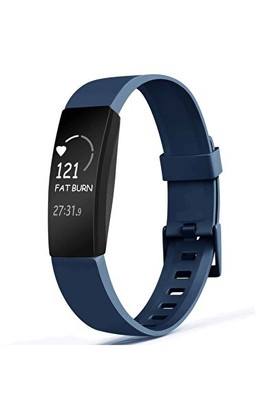 Edman Curea de brățară pentru Fitbit Inspire, mărimea S, albastru închis