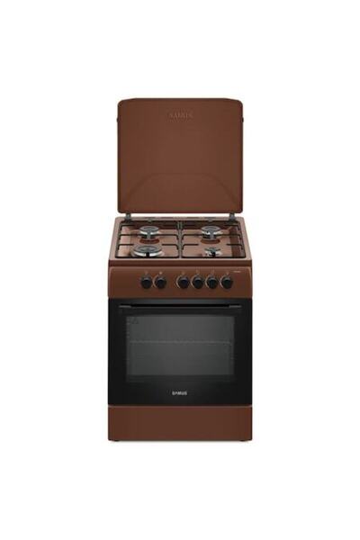 Samus Aragaz SM664MBS, 4 arzătoare, cuptor pe gaz, 60 cm, Siguranta plita + c...