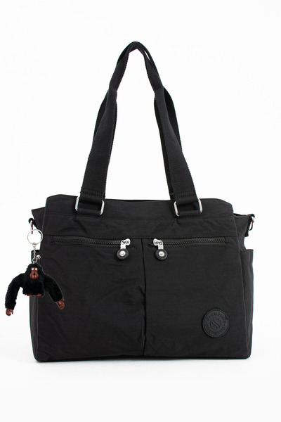 Çantaland Geantă de umăr și crossbody din material textil încrețit de dimensi...