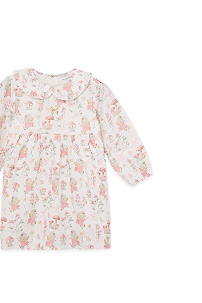 Layette BG Store Kız Bebek Desenli Elbise