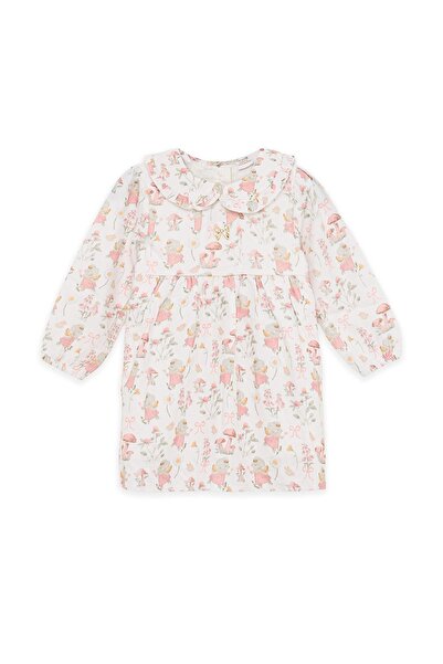 Layette BG Store Kız Bebek Desenli Elbise