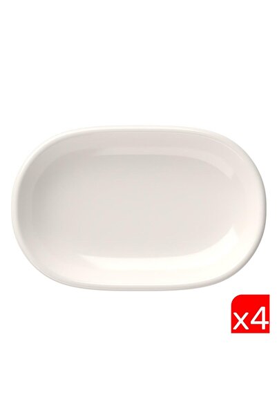 tabakevi Tabak Evi Magnus Oval Kayık Tabak 23x15x3cm 4 LÜ