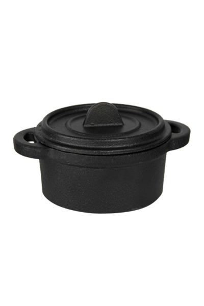 Raki Mini oval cast iron serving pot 9.5xh5cm