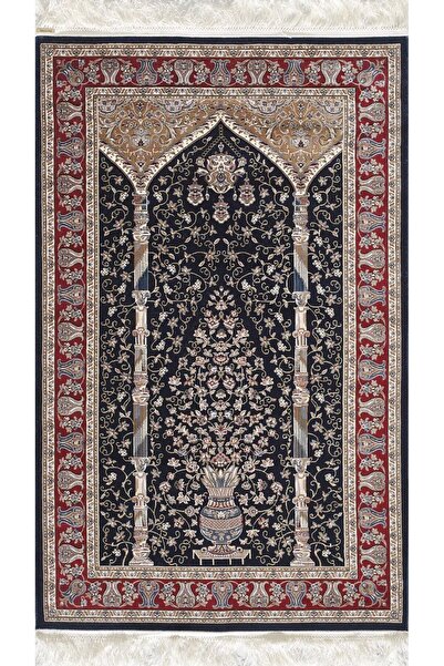 Turkrugs Saray Halı Alem Serisi Namazlık – Modal ipek İplik, Yumuşak Dokulu v...