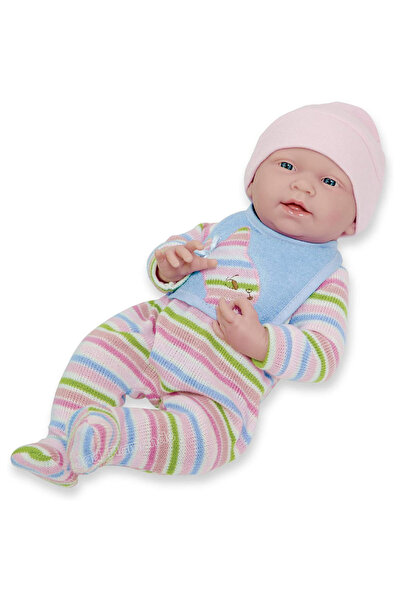JC TOYS Baby Doll La Newborn RG in long sleeve pajamas 38 cm