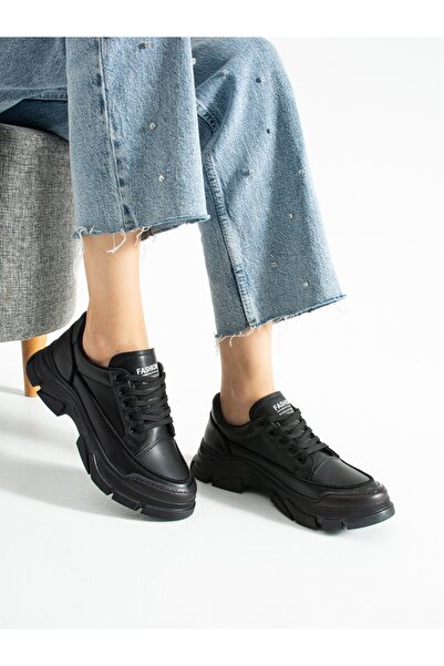 ALEMDAR AYAKKABI DUSK crne ženske sportske cipele sa vezicama