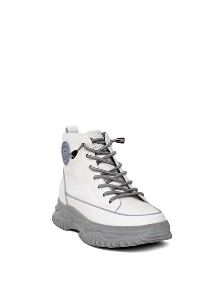 Guja 25K310-13 Γυναικείες κοντές αθλητικές μπότες από γνήσιο δέρμα με λάστιχο με φερμουάρ