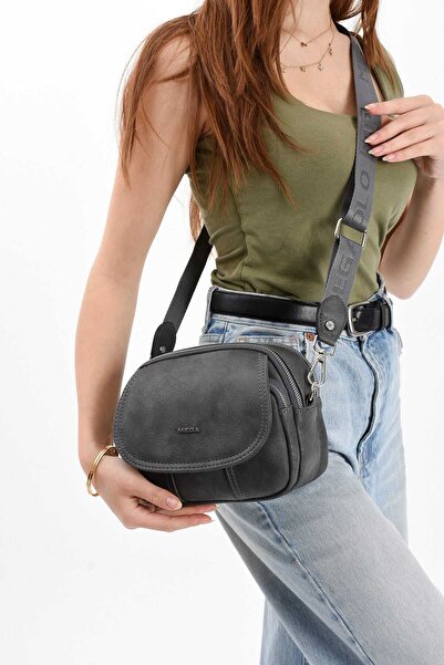 H&D COLLECTİON Geantă de umăr și crossbody cu curea lungă, foarte utilă, cu 4...