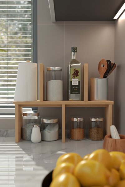 PROMODÜL Şık ve Kullanışlı Kağıt Havluluklu Mutfak Rafı – Fonksiyonel Tezgah ...