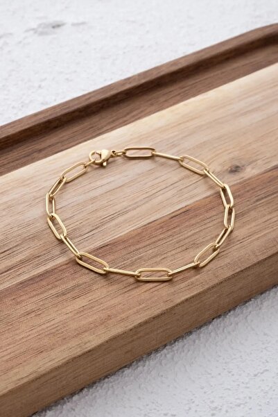 ByFlorya Jewelry سوار رجالي من الفولاذ المقاوم للصدأ بسلسلة 4 مم مقاوم للصدأ ...