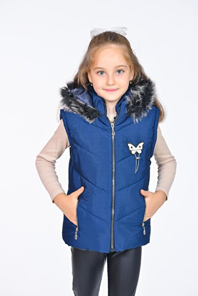 Kamex Бродирана зимна пухена яке за момичета