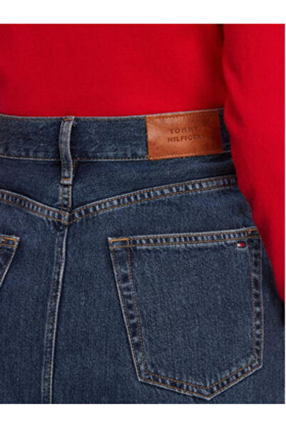 Tommy Hilfiger Fustă din denim pentru femei WW0WW45666 Multicolor
