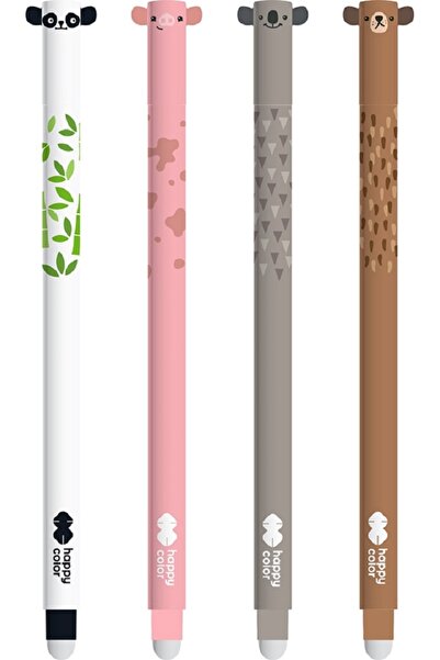 HAPPY COLOR Roller gel cu rescriere, 0.5 mm, albastru, Ears, diverse culori