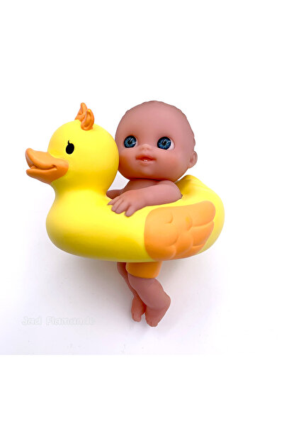 JC TOYS Baby doll swimming with a duckling ring