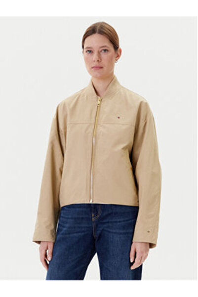 Tommy Hilfiger Geacă bomber pentru femei WW0WW45619 Multicoloră