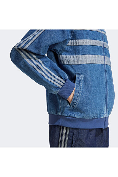adidas First Denim Erkek Mavi Ceket
