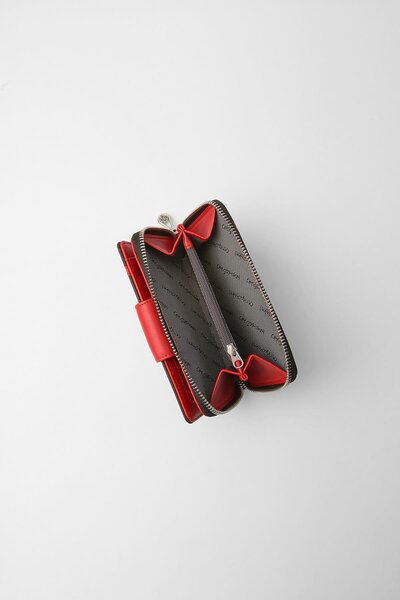 CENGİZ PAKEL Orta Boy Kadın Cüzdan – 65295M - Siyah/Kırmızı