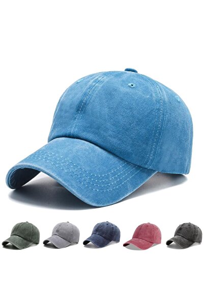 THIRTYTWO Sports Cap Golf Hat 100% Cotton Fits Men Washed Denim Adjustable Plain Cap Men Women Unisex