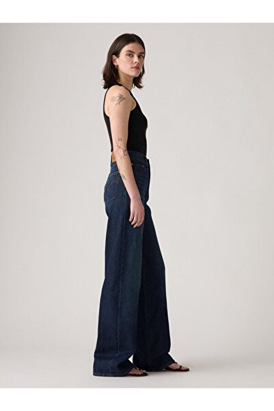 Levi's Широкі джинси з високою талією і широкими штанинами, темно-сині, жіночі