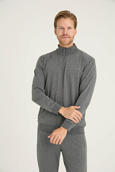 KLY 95% Cotton Men's Zippered Tracksuit Set Stylish Design