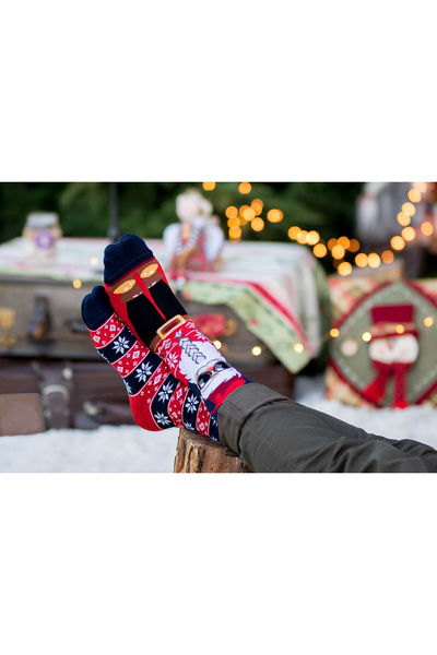 Pirin Hill Sosete bumbac de Craciun Cool Santa