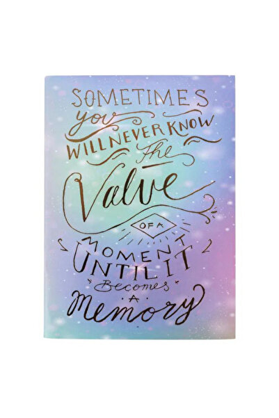 Dörtel Tedarik Caiet fără linii Be Amazing Mottolu