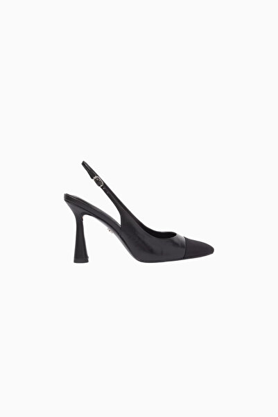 Sam Edelman Essa 95 Black Leather-Suede Pointed Toe Adjustable Strap Women's ...