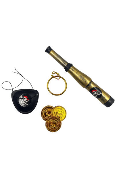 Adana Pasta Malzemeleri KORSAN DEKORASYON SET DÜRBÜN GÖZLÜK PARA BRS-3230